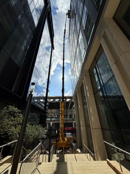 Tracked Spider in London city application