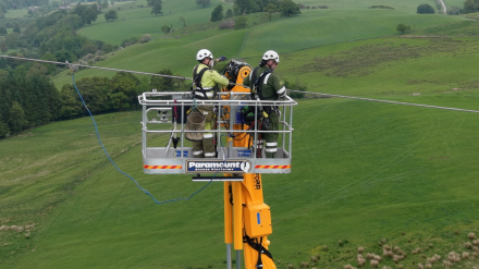 Tracked Spider 400kg Basket Capacity in Scotland.